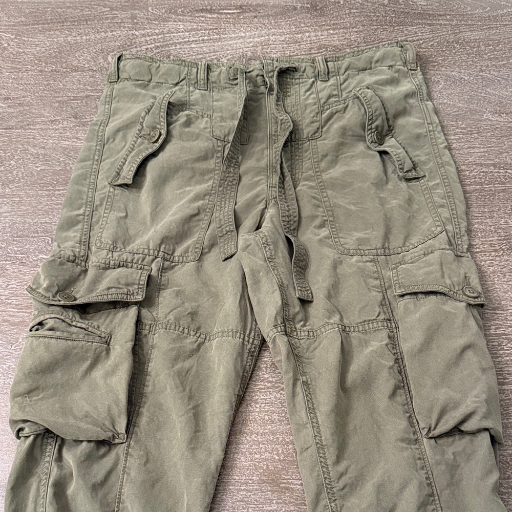 Olive Cargo Pants for Women
